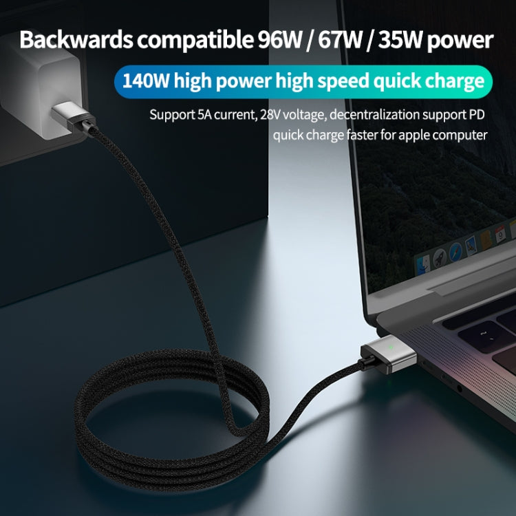 140W Type-C to Magsafe 3 Magnetic Charging Cable, Length:2m(Blue)