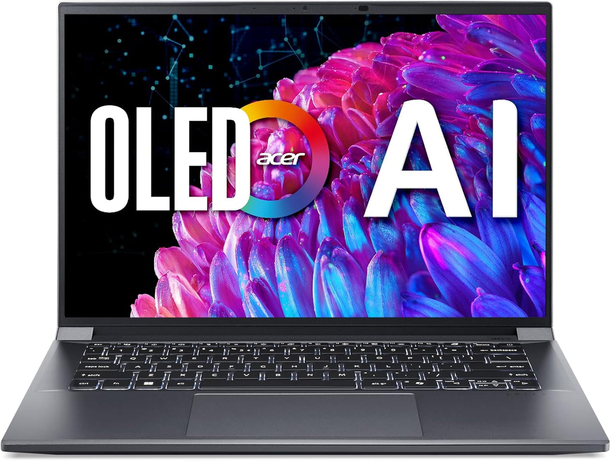 Acer Swift X 14 Laptop | 14.5" OLED 2880 x 1800 120Hz Calman Verified | Unlock AI Experiences | Intel Core Ultra 7 Processor 155H | NVIDIA GeForce RTX 4060 | 16GB LPDDR5X | 1TB SSD |