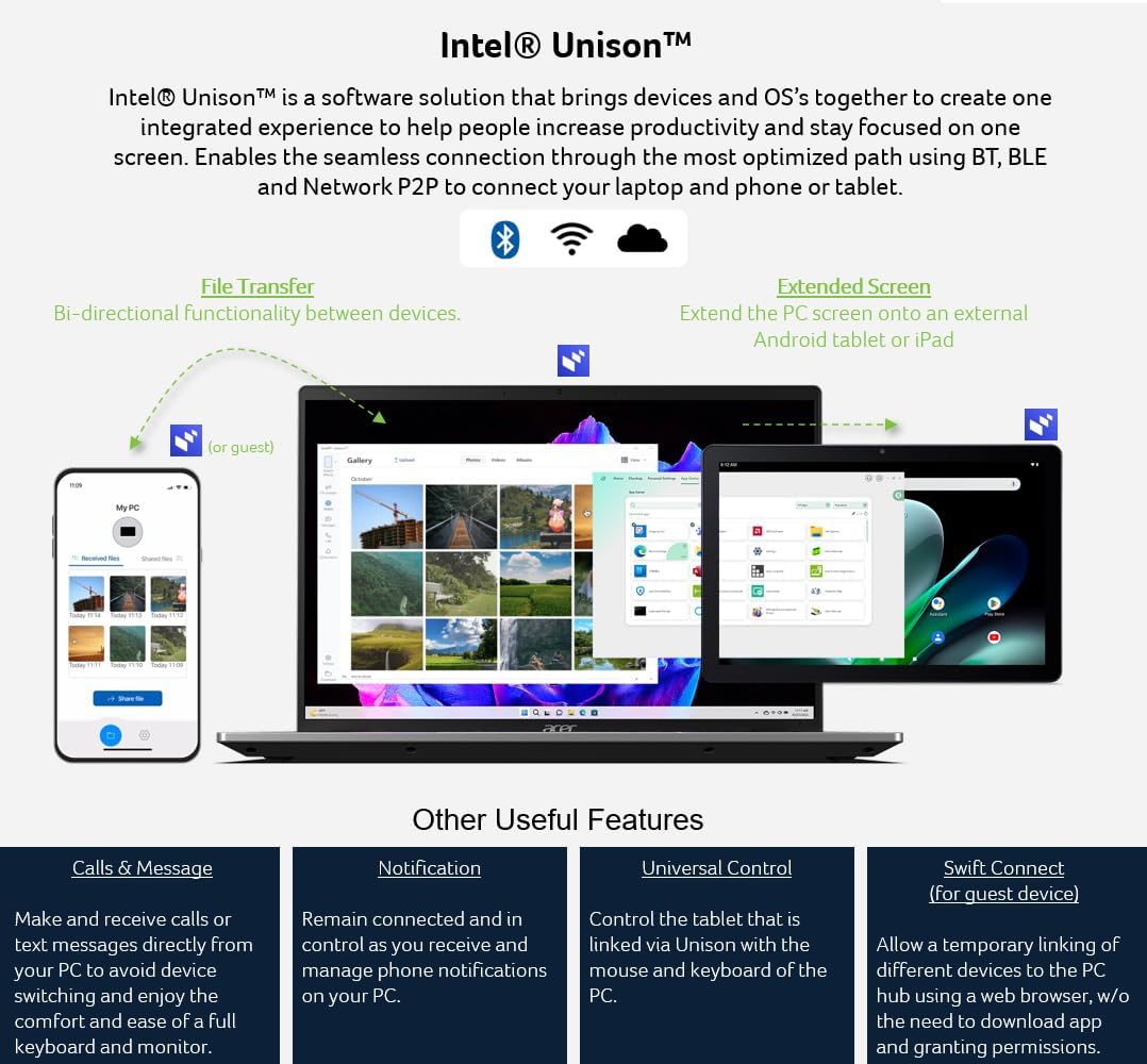 Acer Swift X 14 Laptop | 14.5" OLED 2880 x 1800 120Hz Calman Verified | Unlock AI Experiences | Intel Core Ultra 7 Processor 155H | NVIDIA GeForce RTX 4060 | 16GB LPDDR5X | 1TB SSD |