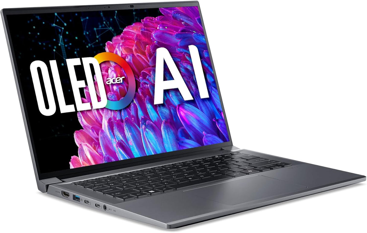 Acer Swift X 14 Laptop | 14.5" OLED 2880 x 1800 120Hz Calman Verified | Unlock AI Experiences | Intel Core Ultra 7 Processor 155H | NVIDIA GeForce RTX 4060 | 16GB LPDDR5X | 1TB SSD |
