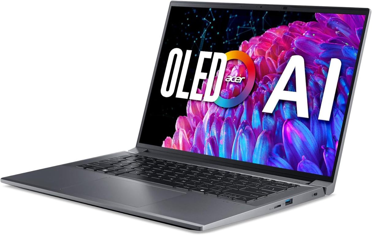 Acer Swift X 14 Laptop | 14.5" OLED 2880 x 1800 120Hz Calman Verified | Unlock AI Experiences | Intel Core Ultra 7 Processor 155H | NVIDIA GeForce RTX 4060 | 16GB LPDDR5X | 1TB SSD |