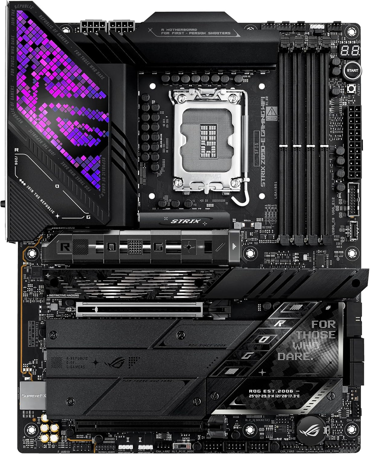 ASUS ROG Strix Z890-E Gaming WiFi7 Intel Z890 LGA 1851 ATX Motherboard