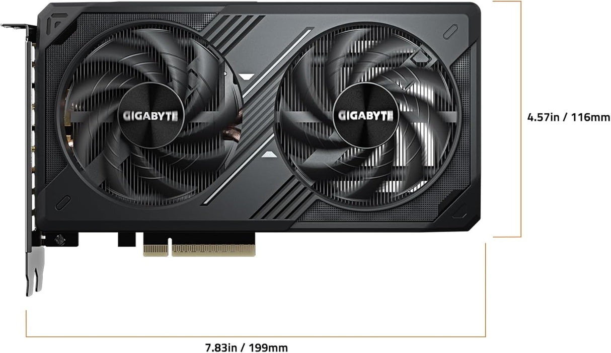 GIGABYTE GeForce RTX 5060 WINDFORCE 8G Graphics Card-PCIe 5.0