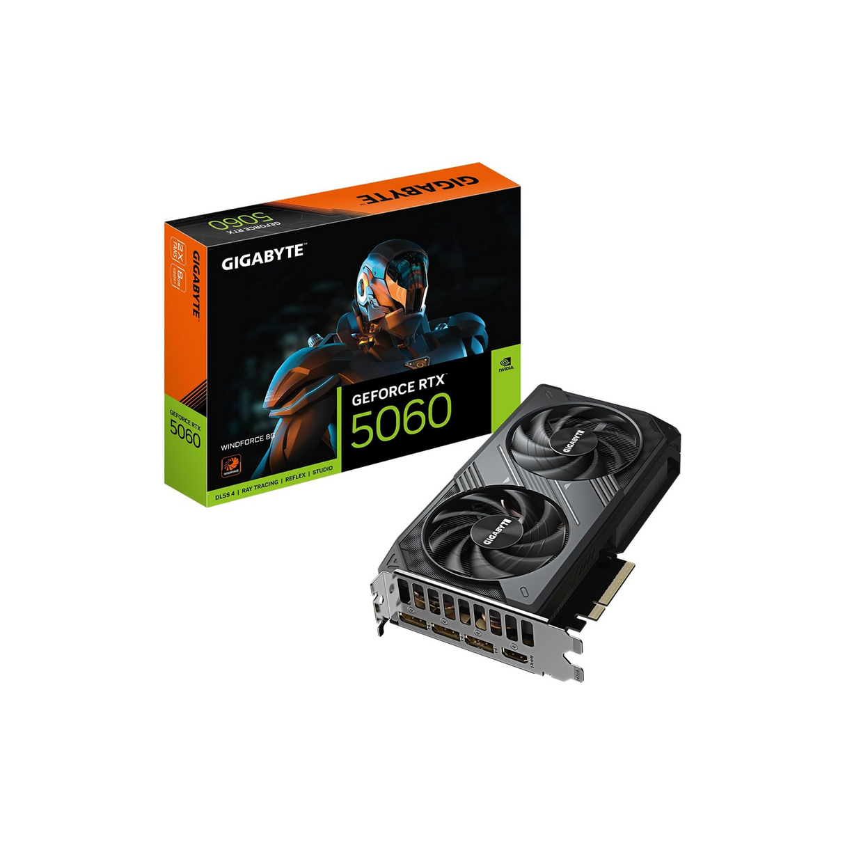 GIGABYTE GeForce RTX 5060 WINDFORCE 8G Graphics Card-PCIe 5.0