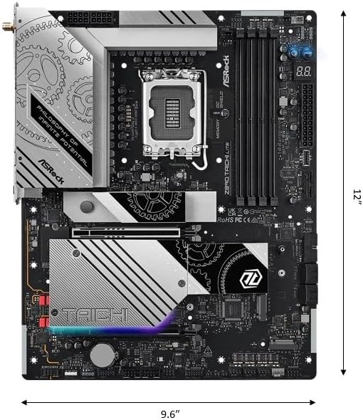 ASRock Z890 Taichi Lite Intel Core Ultra LGA1851 RL-ILM WiFi7 ATX Motherboard DDR5 9200 MHz 256 GB PCIe 5.0