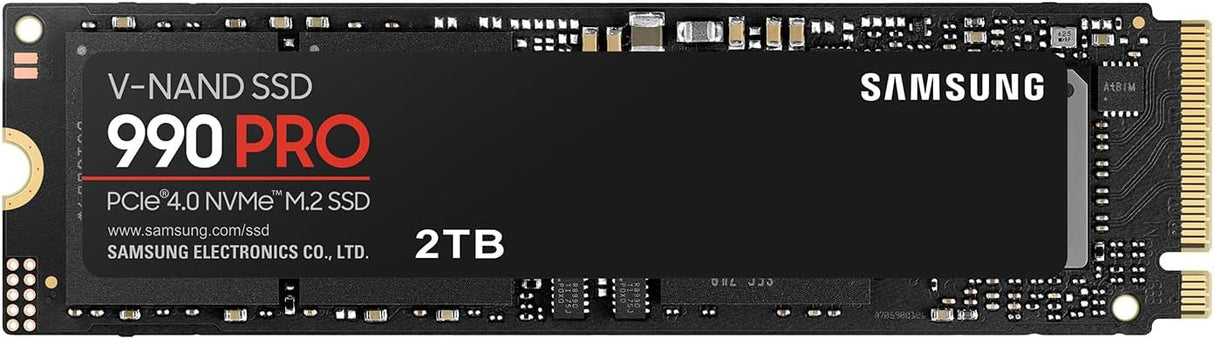 Samsung 990 PRO SSD NVMe M.2 PCIe Gen4, M.2 2280 , Seq. Read Speeds Up to 7,450 MB/s for High End Computing-Gaming