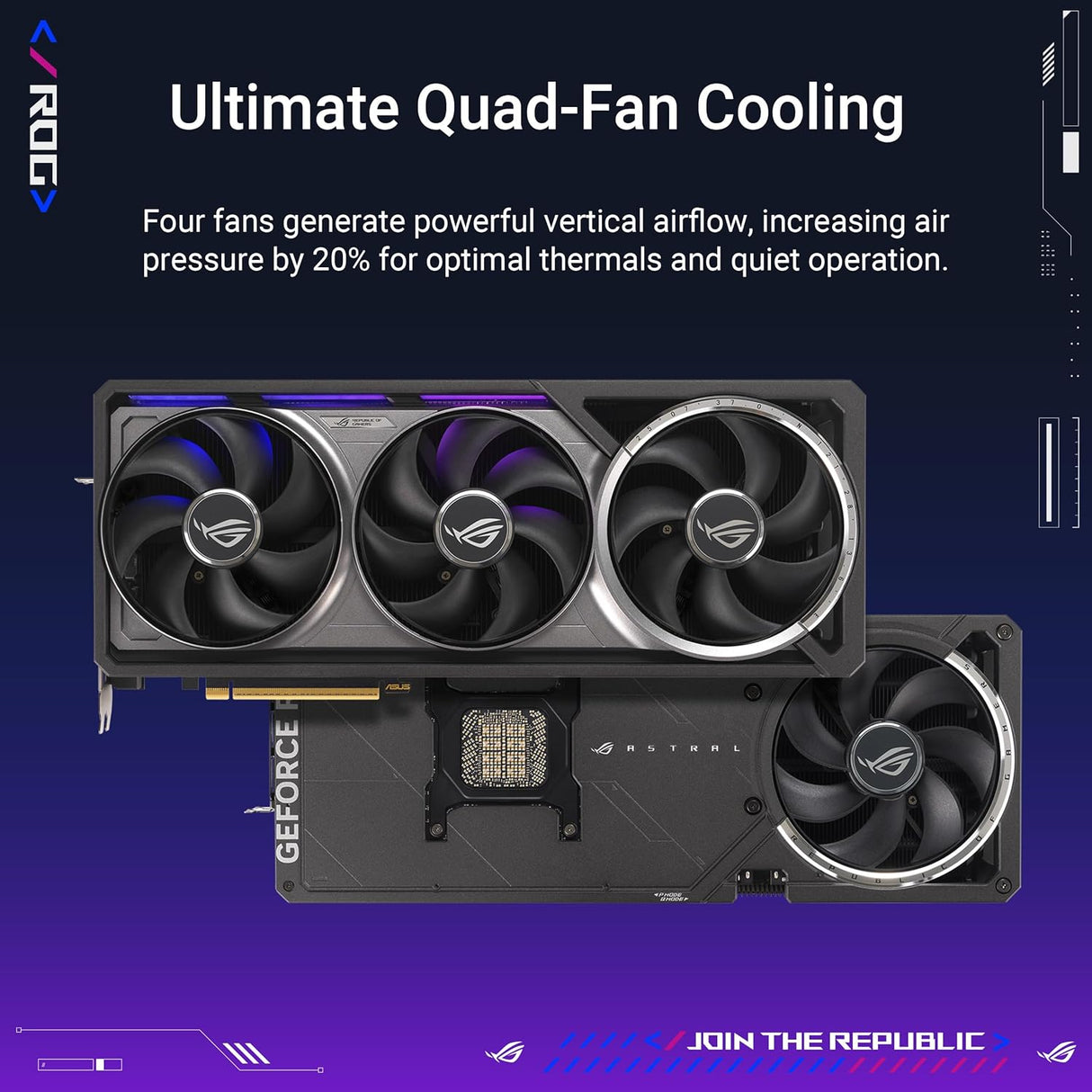 ASUS ROG Astral GeForce RTX™ 5090 OC Edition Gaming Graphics Card (PCIe® 5.0, 32GB GDDR7, HDMI®/DP 2.1, 3.8-Slot