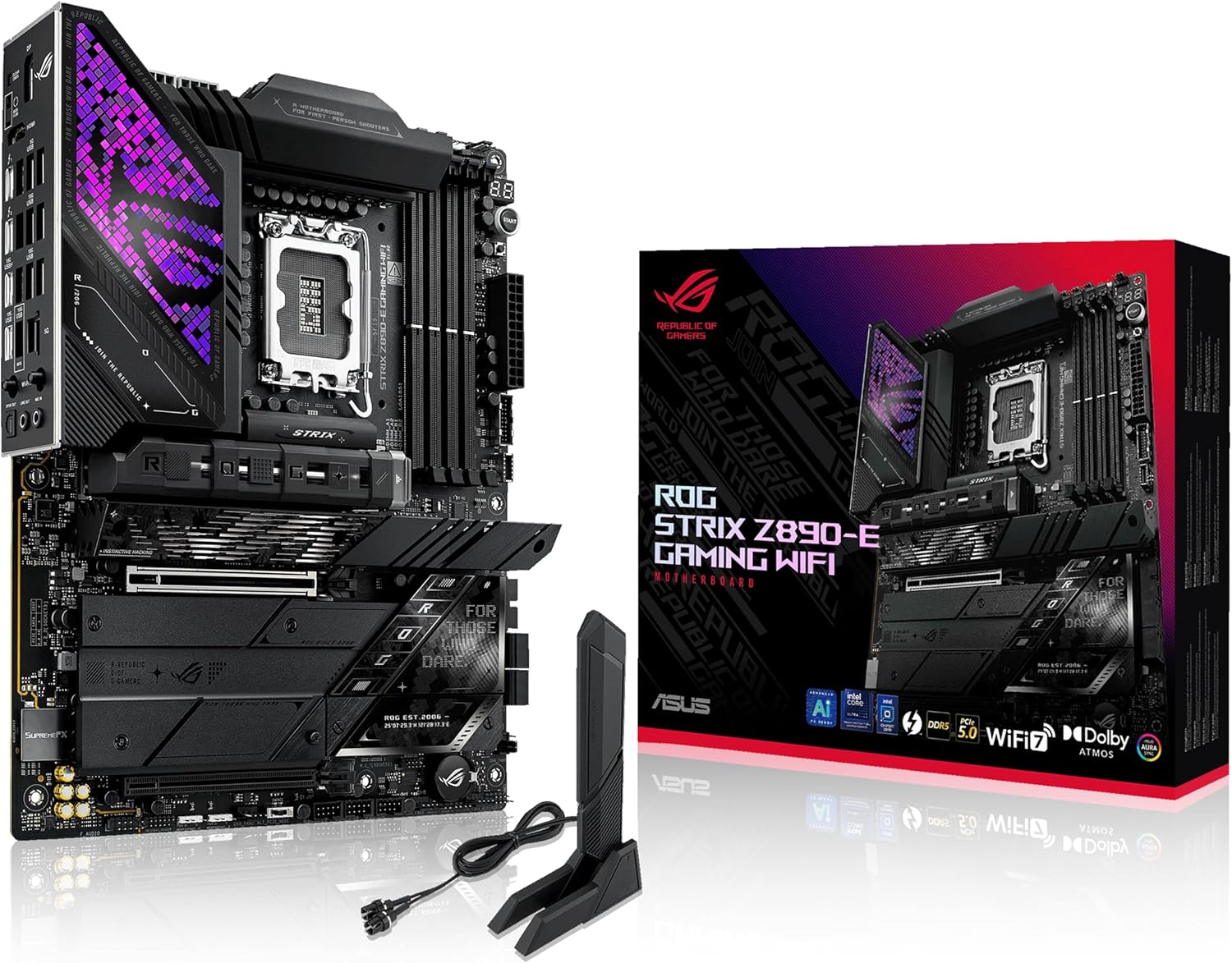 ASUS ROG Strix Z890-E Gaming WiFi7 Intel Z890 LGA 1851 ATX Motherboard