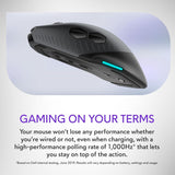 Alienware Wired/Wireless Gaming Mouse AW610M - 16000 DPI Optical Sensor, 350 Hour Rechargeable Battery