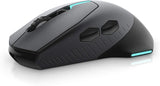 Alienware Wired/Wireless Gaming Mouse AW610M - 16000 DPI Optical Sensor, 350 Hour Rechargeable Battery