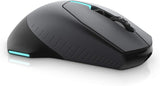 Alienware Wired/Wireless Gaming Mouse AW610M - 16000 DPI Optical Sensor, 350 Hour Rechargeable Battery