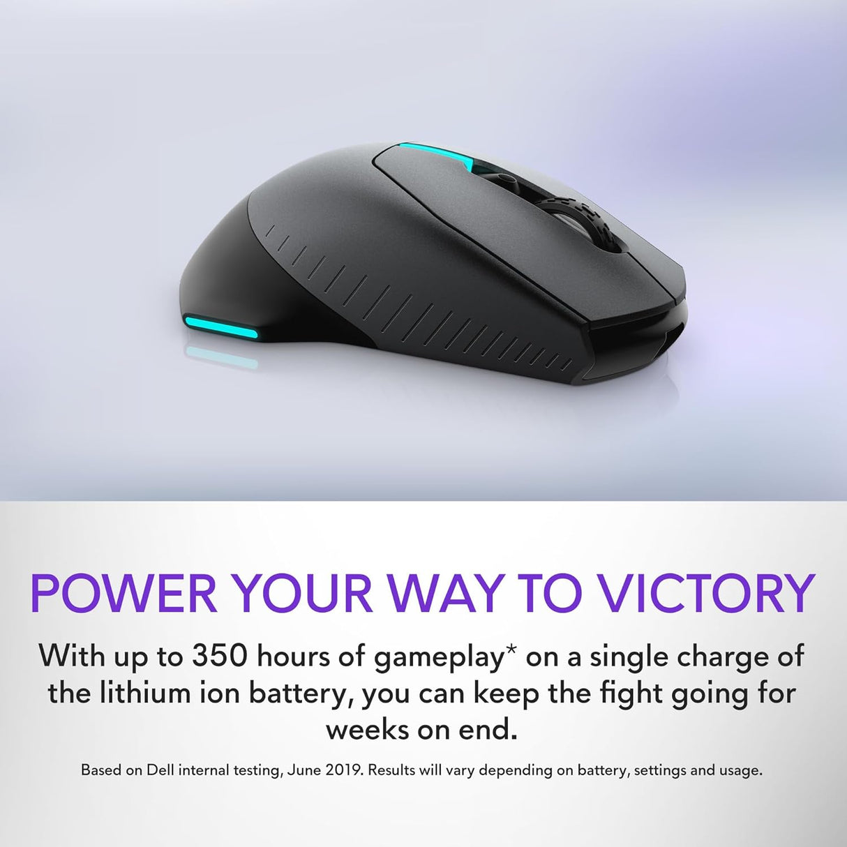 Alienware Wired/Wireless Gaming Mouse AW610M - 16000 DPI Optical Sensor, 350 Hour Rechargeable Battery