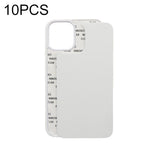 10 PCS 2D Blank Sublimation Phone Case, For iPhone 11 Pro Max, For iPhone X / XS, For iPhone XR, For iPhone XS Max, For iPhone SE 2022 / SE 2020 / 8 / 7, For iPhone 6 & 6s