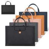 13-14 inch Universal Elastic Thread Button Portable Laptop Inner Bag(Brown)