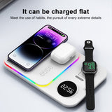 30W 4 in 1 Multifunctional Wireless Charger (Black)