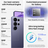 Samsung Galaxy S26 Ultra, 256GB Storage 12GB Ram Unlocked Android Smartphone With Privacy Display, Galaxy AI, AI Camera, Super Fast Charging Cobalt Violet