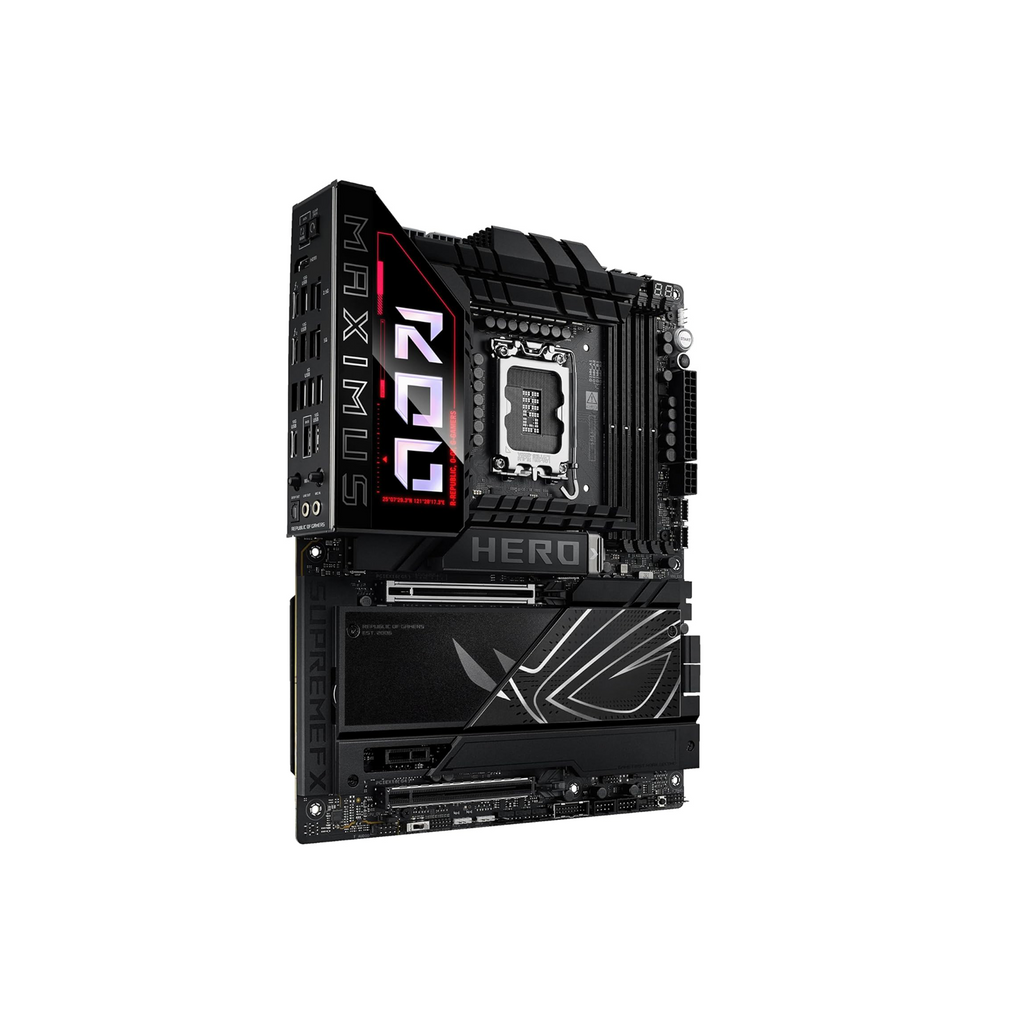 ASUS ROG Maximus Z890 Hero Intel Z890 LGA 1851 ATX Motherboard, Advanced AI PC-Ready, 22+2+1+2 Stages, DDR5, WiFi 7, 3X PCIe® 5.0