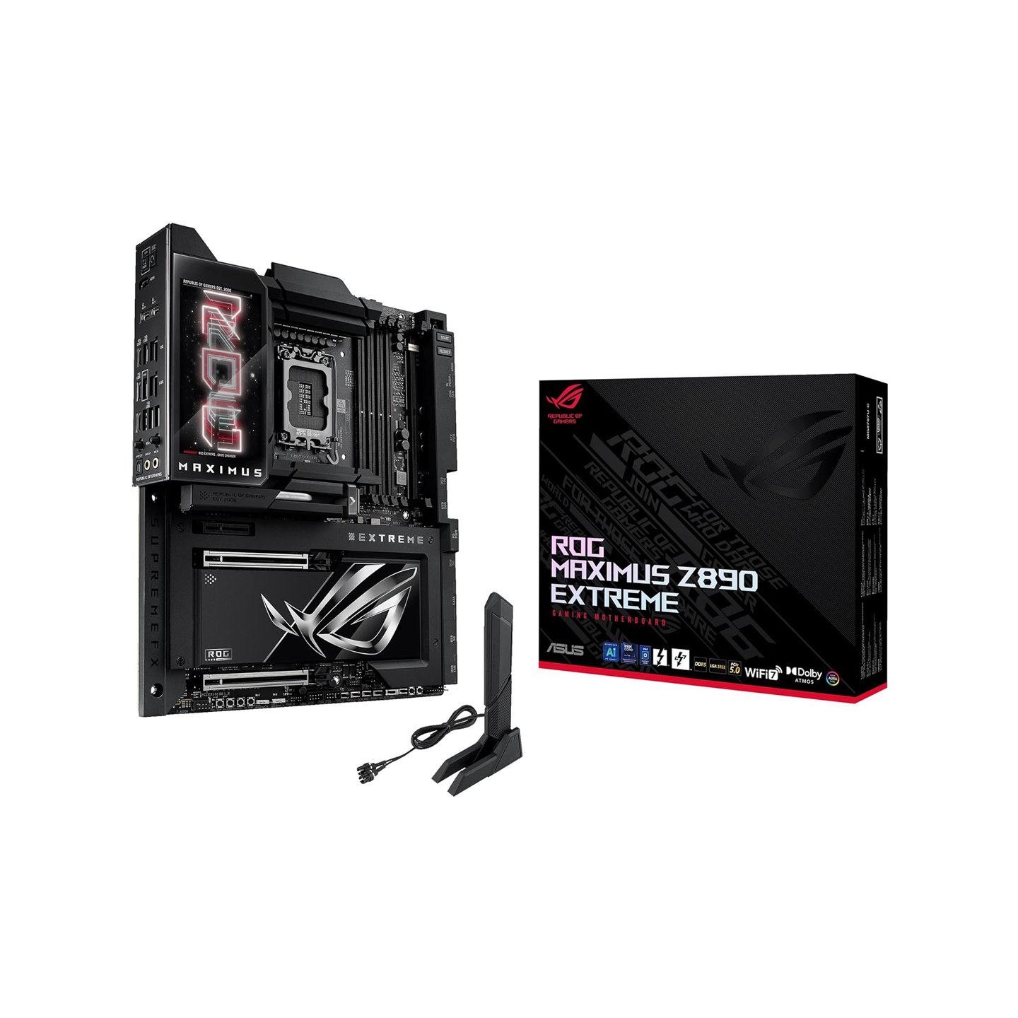 ASUS ROG MAXIMUS Z890 EXTREME WIFI7 Intel Z890 LGA 1851 E-ATX motherboard, Advanced AI & Bluetooth PC-ready