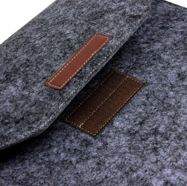 13 Inch Inner Package Phone & Tablet Case Felt Bag for iPhone 7 Plus /  iPhone 7 / 13.3 Inch MacBook Air /  Macbook Retina 13.3 inch(Black)