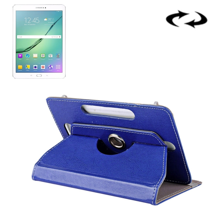 10 inch Tablets Leather Case Crazy Horse Texture 360 Degrees Rotation Protective Case Shell with Holder for Asus ZenPad 10 Z300C, Huawei MediaPad M2 10.0-A01W, Cube IWORK10, 10 inch Baby Blue, 10 inch White, 10 inch Black, 10 inch Red, 10 inch Blue    ...