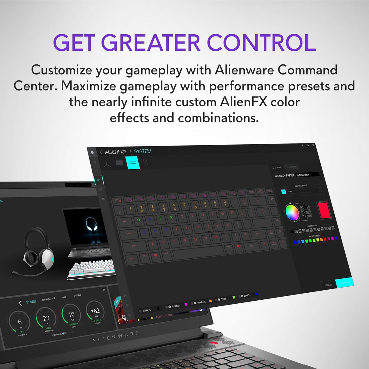 Alienware X16 R2 Gaming Laptop - 16-inch QHD+ 240Hz 3ms Display, Intel Core Ultra 7-155H, 16GB LPDDR5X RAM, 1TB SSD, NVIDIA GeForce RTX 4070 8GB GDDR6