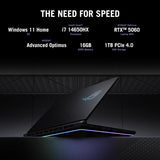 ASUS ROG Strix G16 (2025) Gaming Laptop, 16” FHD+ 16:10 165Hz/3ms Display, NVIDIA® GeForce RTX™ 5060 Laptop GPU, Intel® Core™ i7