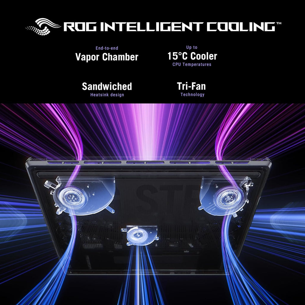 ASUS ROG Strix G16 (2025) Gaming Laptop, 16” FHD+ 16:10 165Hz/3ms Display, NVIDIA® GeForce RTX™ 5060 Laptop GPU, Intel® Core™ i7