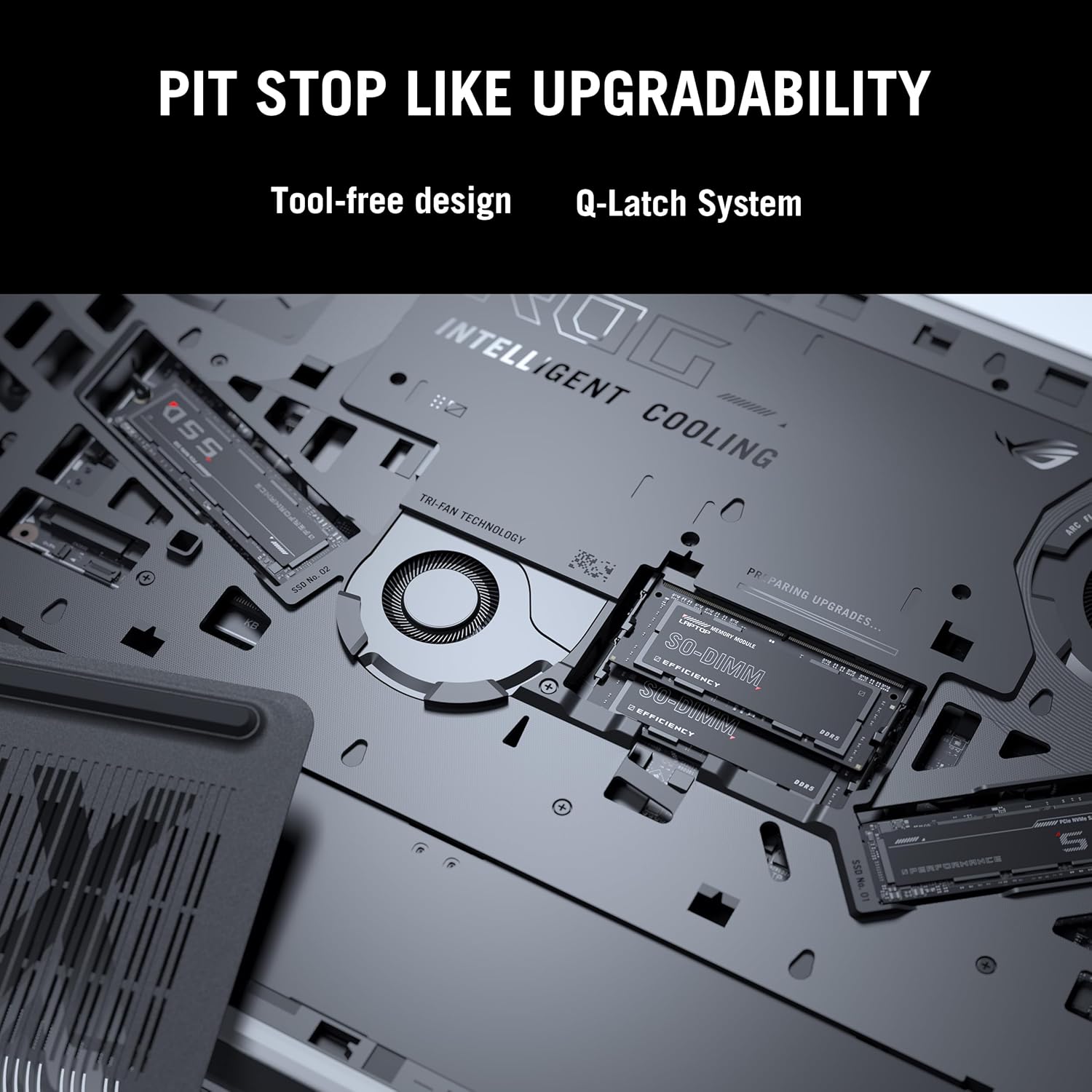 ASUS ROG Strix G16 (2025) Gaming Laptop, 16” FHD+ 16:10 165Hz/3ms Display, NVIDIA® GeForce RTX™ 5060 Laptop GPU, Intel® Core™ i7