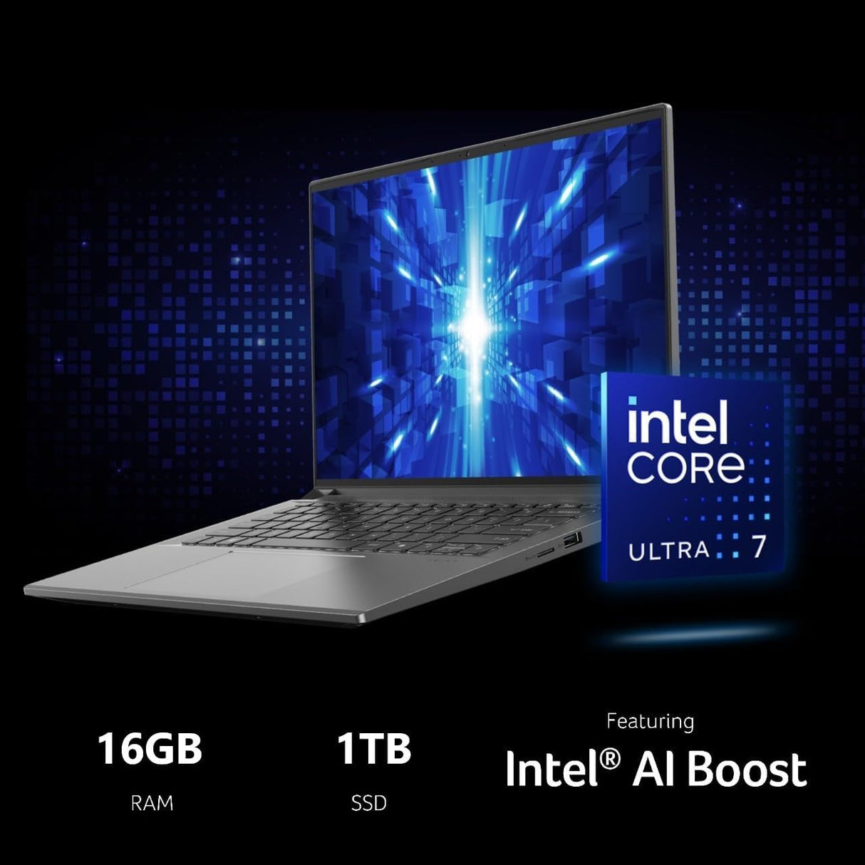 Acer Swift X 14 Laptop | 14.5" OLED 2880 x 1800 120Hz Calman Verified | Unlock AI Experiences | Intel Core Ultra 7 Processor 155H | NVIDIA GeForce RTX 4060 | 16GB LPDDR5X | 1TB SSD |