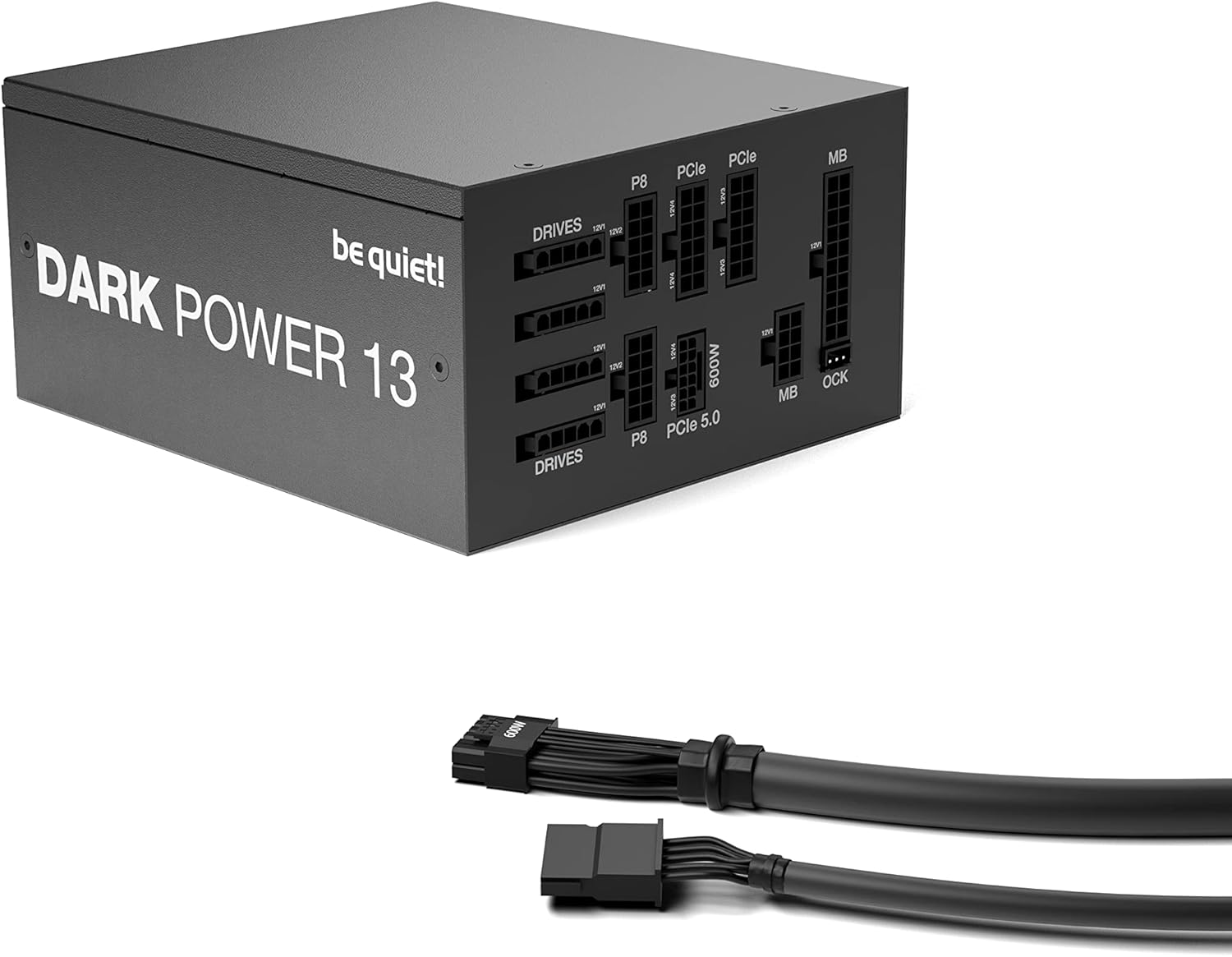 be quiet! Dark Power 13 1000W Quiet Performance Power Supply | 80 Plus Titanium Efficiency | ATX 3.1| PCIe 5 | Modular | BN661