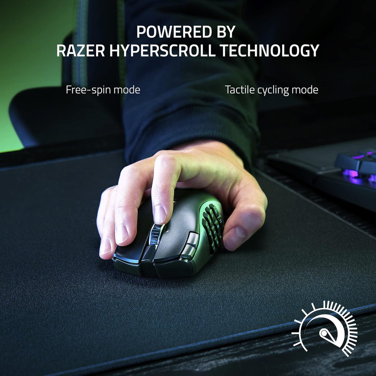 Razer Naga V2 Hyper Speed Wireless MMO Gaming Mouse
