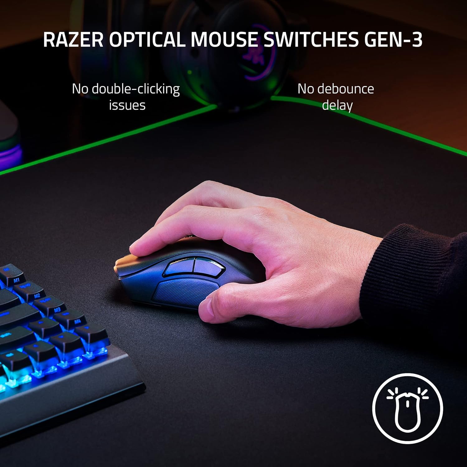 Razer Naga V2 Pro Wireless MMO Gaming Mouse