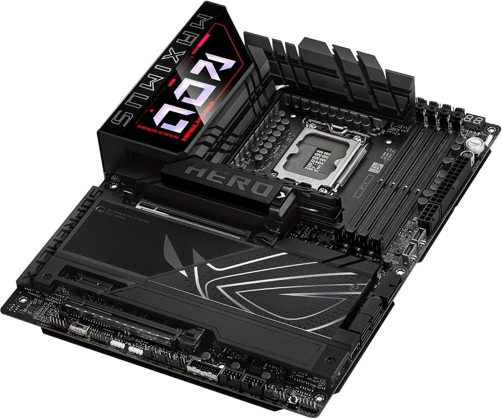 ASUS ROG Maximus Z890 Hero Intel Z890 LGA 1851 ATX Motherboard, Advanced AI PC-Ready, 22+2+1+2 Stages, DDR5, WiFi 7, 3X PCIe® 5.0