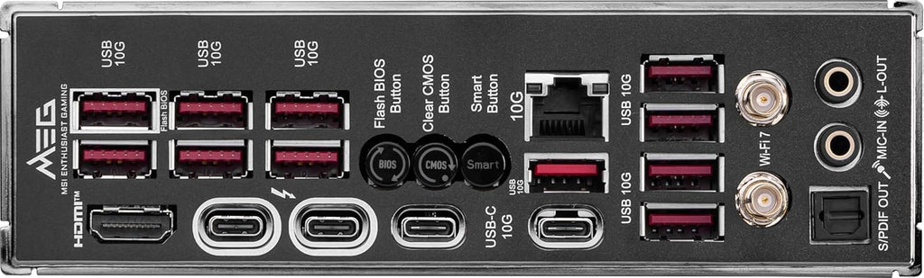 MSI MEG Z890 ACE Gaming Motherboard  Intel Processors, LGA 1851, DDR5, PCIe 5.-Support Core Ultra Series 2