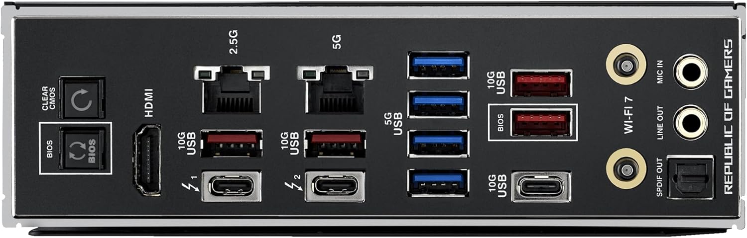 ASUS ROG Maximus Z890 Hero Intel Z890 LGA 1851 ATX Motherboard, Advanced AI PC-Ready, 22+2+1+2 Stages, DDR5, WiFi 7, 3X PCIe® 5.0