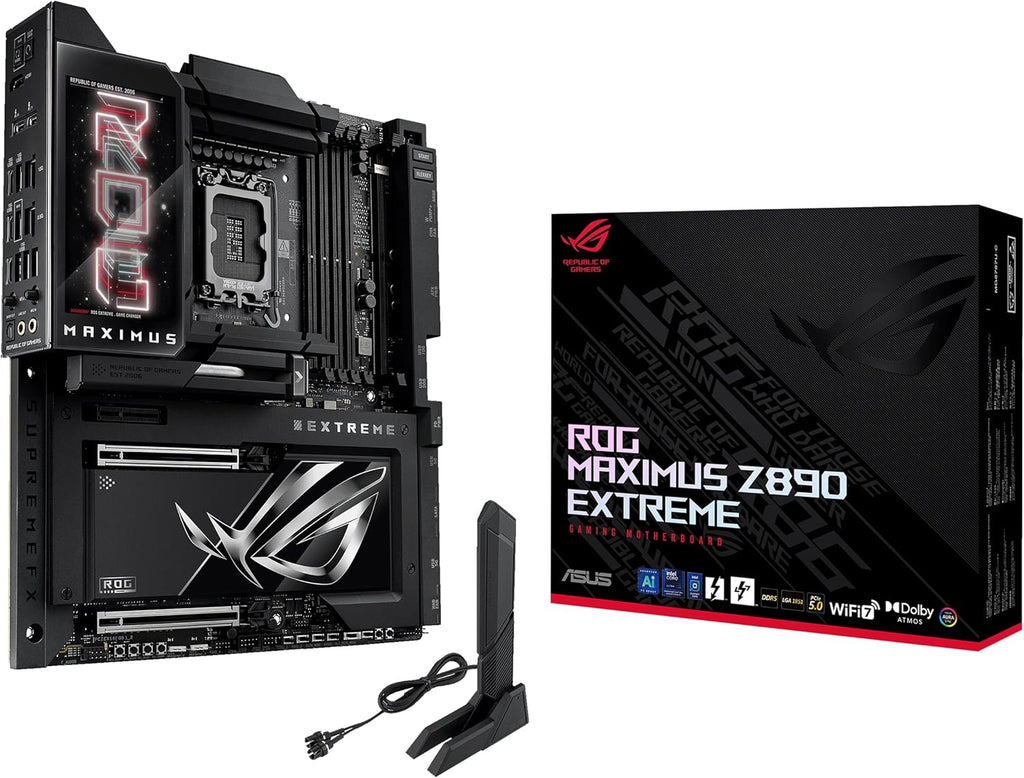 ASUS ROG MAXIMUS Z890 EXTREME WIFI7 Intel Z890 LGA 1851 E-ATX motherboard, Advanced AI & Bluetooth PC-ready