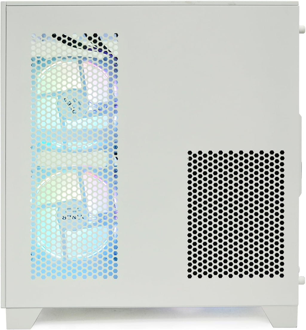 LXZ Desktop PC Computer Ryzen 5-5600GT, 16G DDR4 RAM, 512G NVME SSD, Tower Computer with Wi-Fi