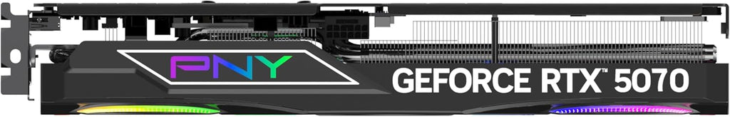 PNY NVIDIA GeForce RTX™ 5070 12GB PCIe® 5.0, HDMI ARGB Overclocked Triple Fan Graphics Card