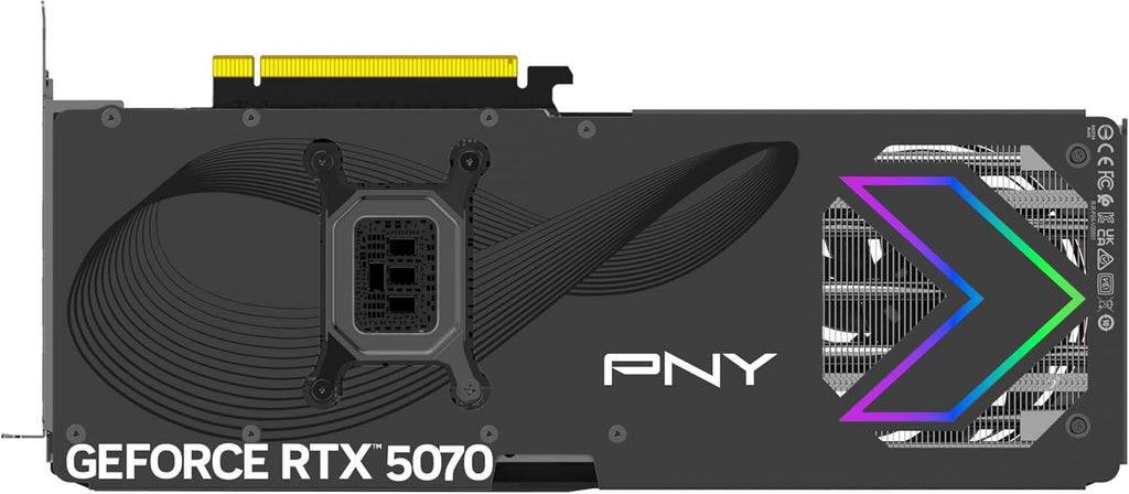 PNY NVIDIA GeForce RTX™ 5070 12GB PCIe® 5.0, HDMI ARGB Overclocked Triple Fan Graphics Card