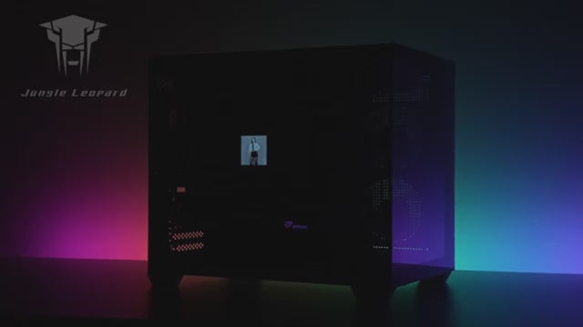 ungle Leopard ASTROSHEL 240 ARGB AIO Cooler, Customizable 2.8in LCD Display