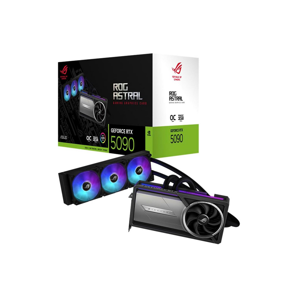 ASUS GeForce RTX 5090 Astral LC Overclocked Liquid Cooled 32GB GDDR7 PCIe 5.0 Graphics Card