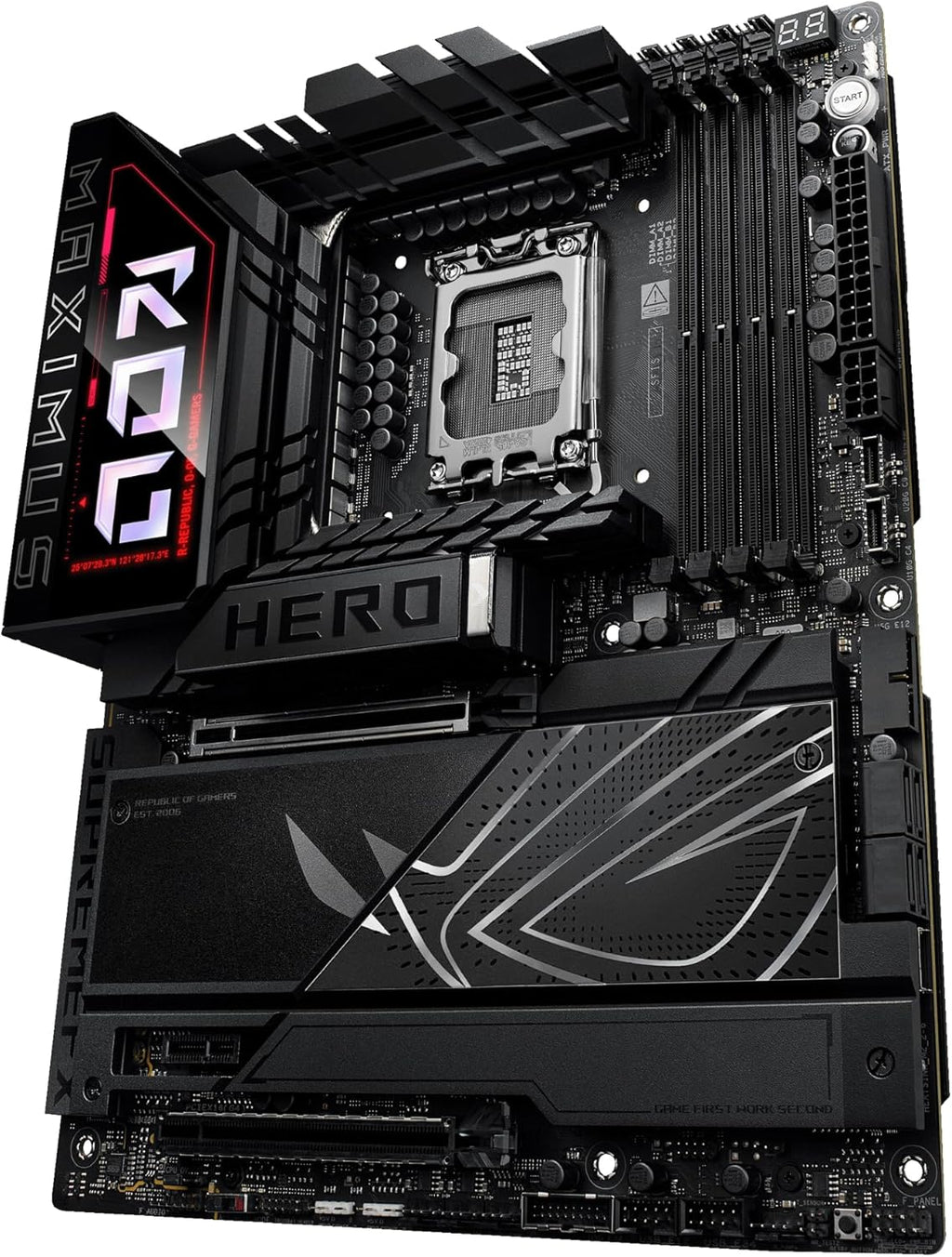 ASUS ROG Maximus Z890 Hero Intel Z890 LGA 1851 ATX Motherboard, Advanced AI PC-Ready, 22+2+1+2 Stages, DDR5, WiFi 7, 3X PCIe® 5.0