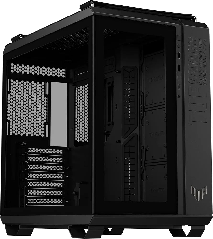 Asus TUF Gaming GT502 Horizon With Pre-Installed ARGB Fans Black Modular ATX Dual Chamber Case