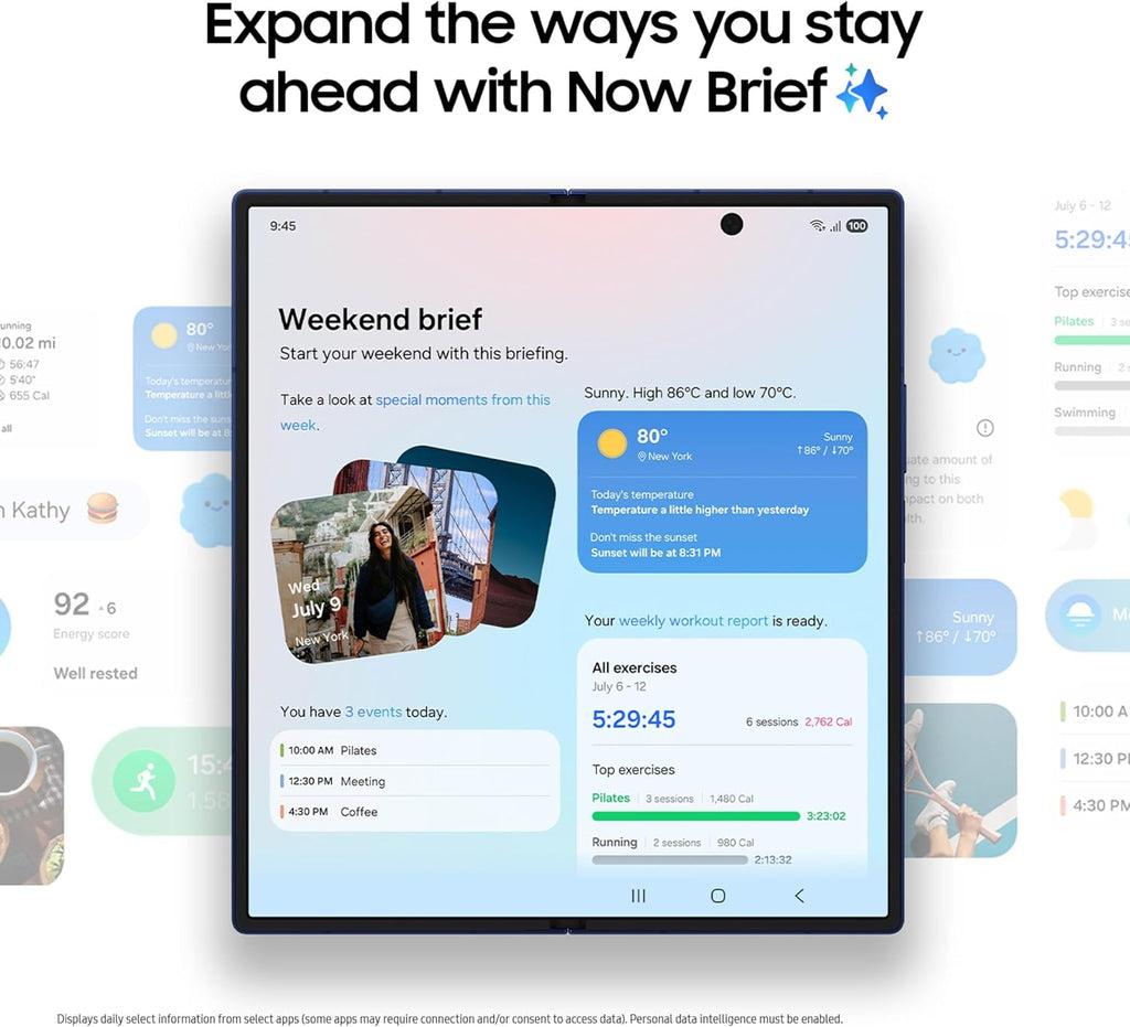 Samsung Galaxy Z Fold7 Cell Phone, 512GB AI Smartphone, Unlocked