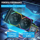ungle Leopard ASTROSHEL 240 ARGB AIO Cooler, Customizable 2.8in LCD Display