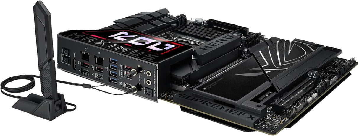ASUS ROG Maximus Z890 Hero Intel Z890 LGA 1851 ATX Motherboard, Advanced AI PC-Ready, 22+2+1+2 Stages, DDR5, WiFi 7, 3X PCIe® 5.0