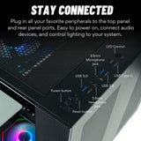 Panorama XL Gaming PC Desktop (NVD GeForce RTX 5080, Intel 24-Core i9-14900KF Processor, 96GB DDR5 RAM, 4TB Gen4 NVMe SSD, WiFi 6E
