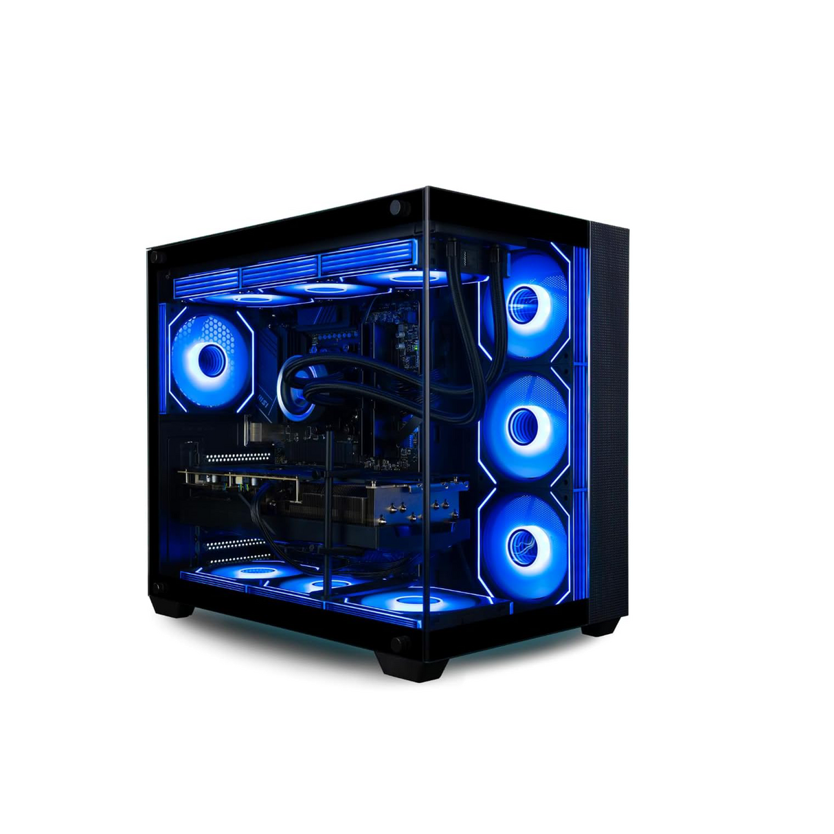 Panorama XL Gaming PC Desktop (NVD GeForce RTX 5080, Intel 24-Core i9-14900KF Processor, 96GB DDR5 RAM, 4TB Gen4 NVMe SSD, WiFi 6E
