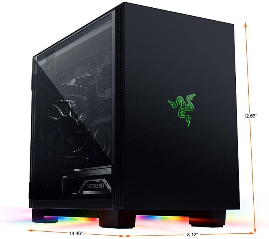 Razer Tomahawk Gaming Case - Dual-Sided Tempered Glass-Mini-ITX