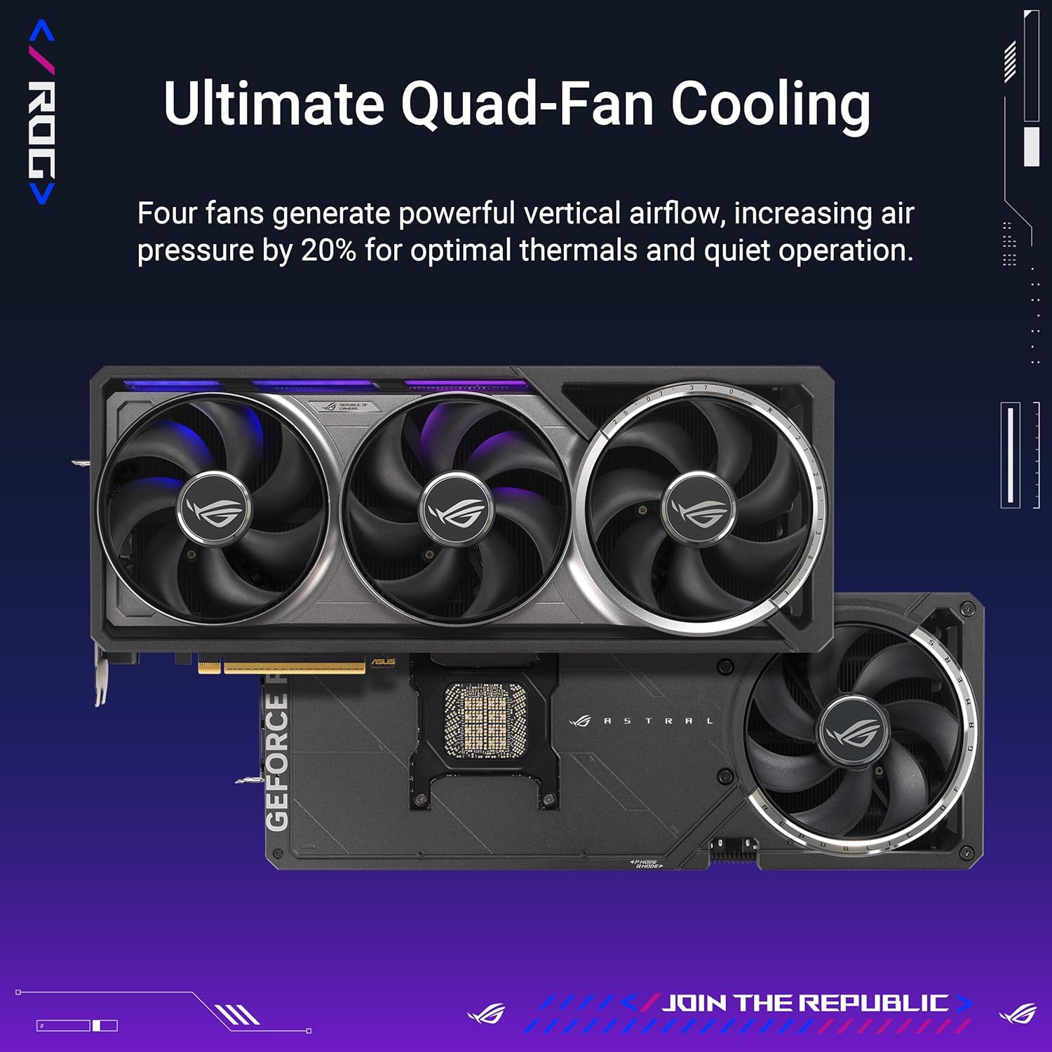ASUS ROG Astral GeForce RTX™ 5090 OC Edition Gaming Graphics Card (PCIe® 5.0, 32GB GDDR7, HDMI®/DP 2.1, 3.8-Slot